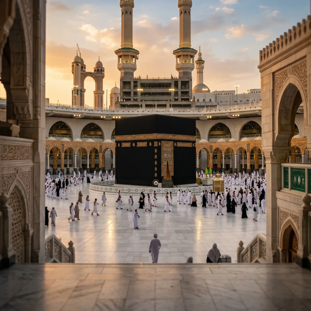 Performing first Umrah in Makkah